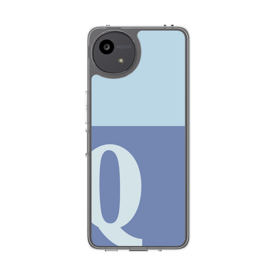 Slim Protection Case［ Original - initial two tone - Q blue ］
