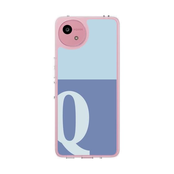 Slim Protection Case［ Original - initial two tone - Q blue ］