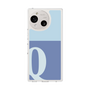 Slim Protection Case［ Original - initial two tone - Q blue ］