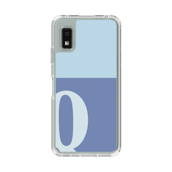Slim Protection Case［ Original - initial two tone - Q blue ］