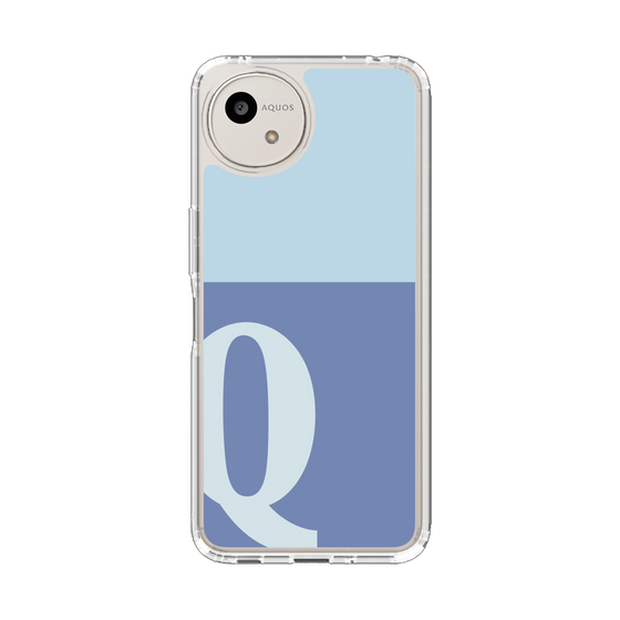 Slim Protection Case［ Original - initial two tone - Q blue ］