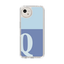 Slim Protection Case［ Original - initial two tone - Q blue ］