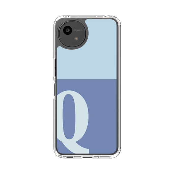 Slim Protection Case［ Original - initial two tone - Q blue ］