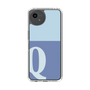 Slim Protection Case［ Original - initial two tone - Q blue ］