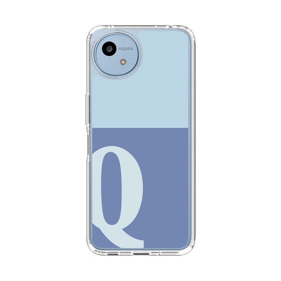 Slim Protection Case［ Original - initial two tone - Q blue ］