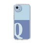 Slim Protection Case［ Original - initial two tone - Q blue ］