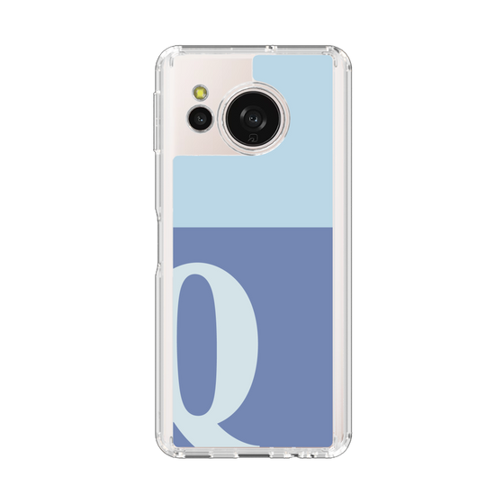 Slim Protection Case［ Original - initial two tone - Q blue ］