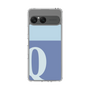 Slim Protection Case［ Original - initial two tone - Q blue ］