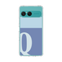 Slim Protection Case［ Original - initial two tone - Q blue ］