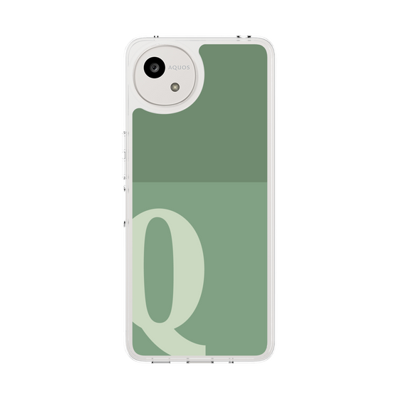 Slim Protection Case［ Original - initial two tone - Q green ］