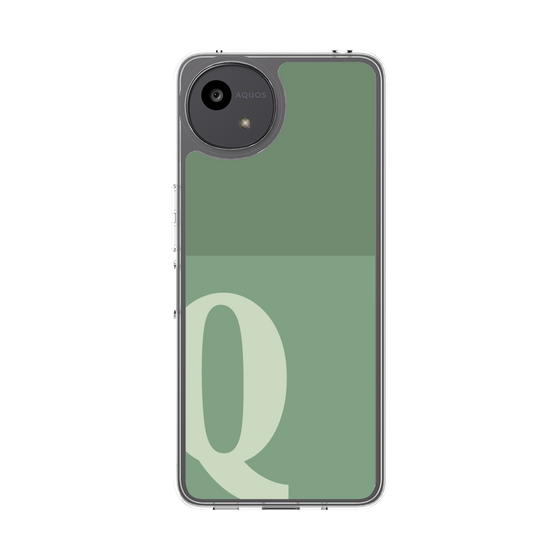Slim Protection Case［ Original - initial two tone - Q green ］