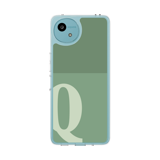 Slim Protection Case［ Original - initial two tone - Q green ］