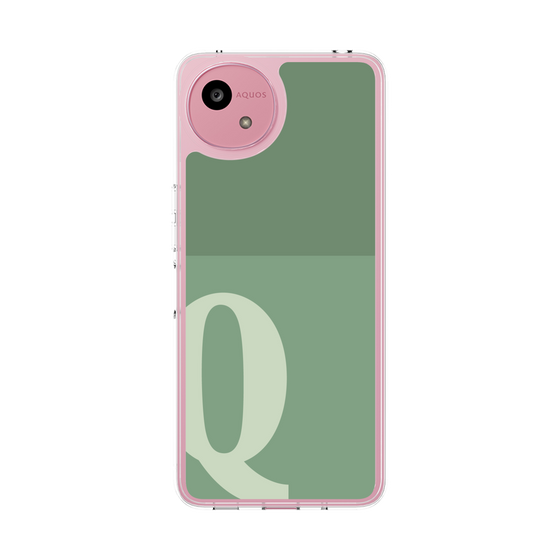 Slim Protection Case［ Original - initial two tone - Q green ］