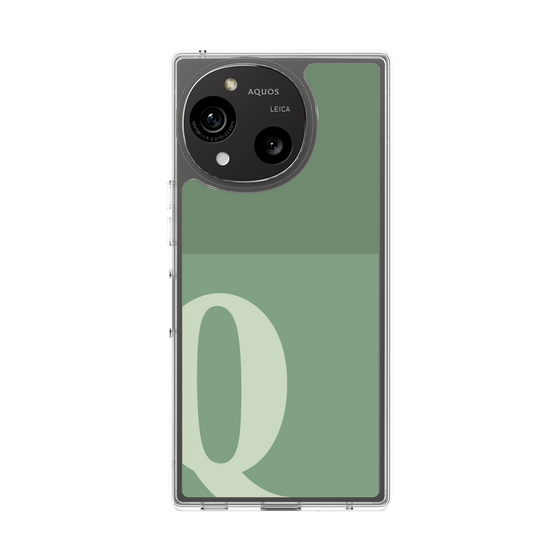 Slim Protection Case［ Original - initial two tone - Q green ］