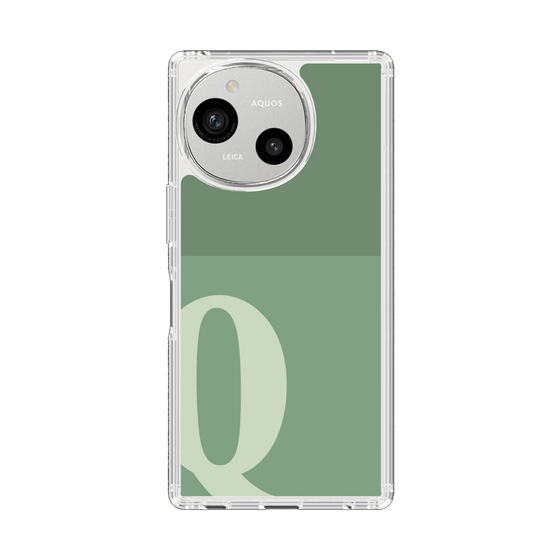 Slim Protection Case［ Original - initial two tone - Q green ］