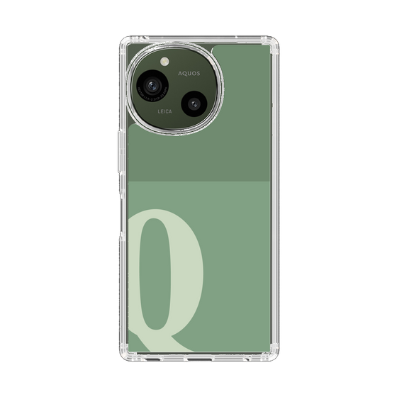 Slim Protection Case［ Original - initial two tone - Q green ］