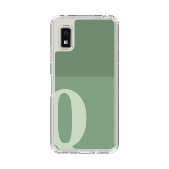 Slim Protection Case［ Original - initial two tone - Q green ］
