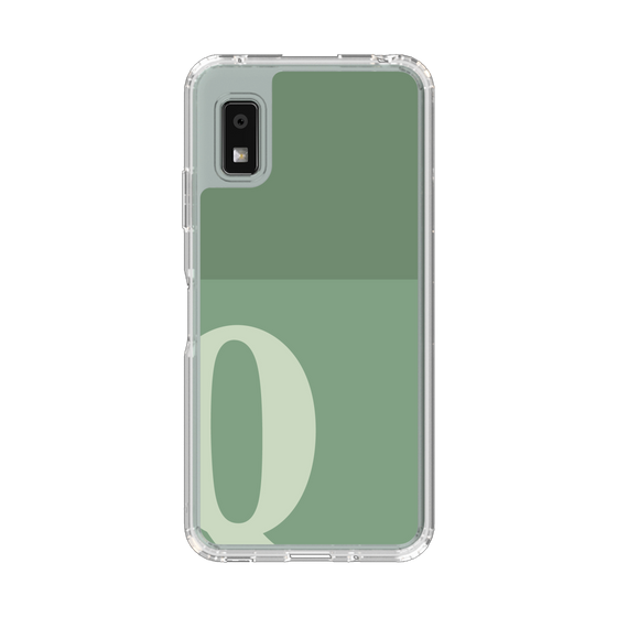 Slim Protection Case［ Original - initial two tone - Q green ］