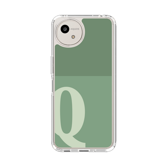 Slim Protection Case［ Original - initial two tone - Q green ］