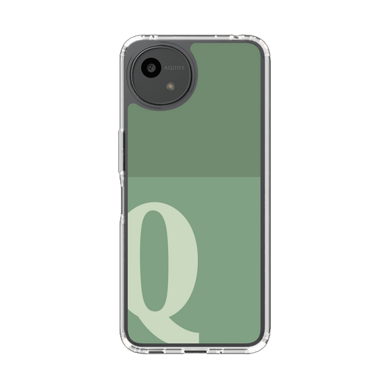 Slim Protection Case［ Original - initial two tone - Q green ］