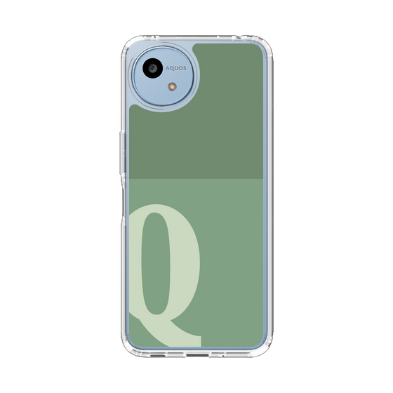 Slim Protection Case［ Original - initial two tone - Q green ］
