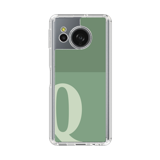 Slim Protection Case［ Original - initial two tone - Q green ］