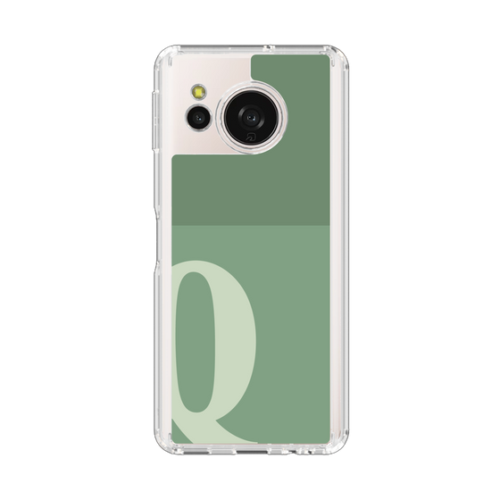 Slim Protection Case［ Original - initial two tone - Q green ］