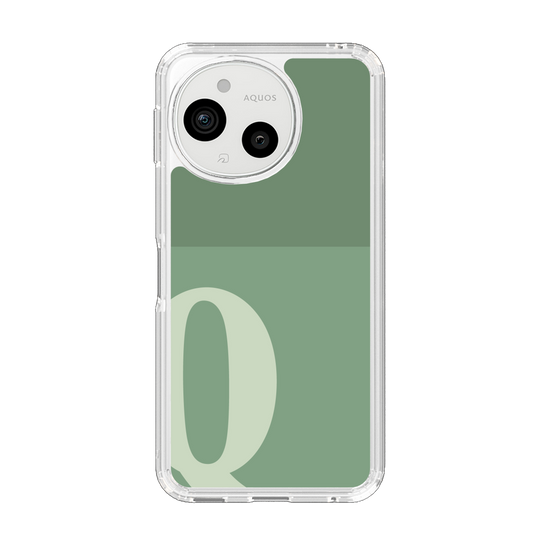 Slim Protection Case［ Original - initial two tone - Q green ］
