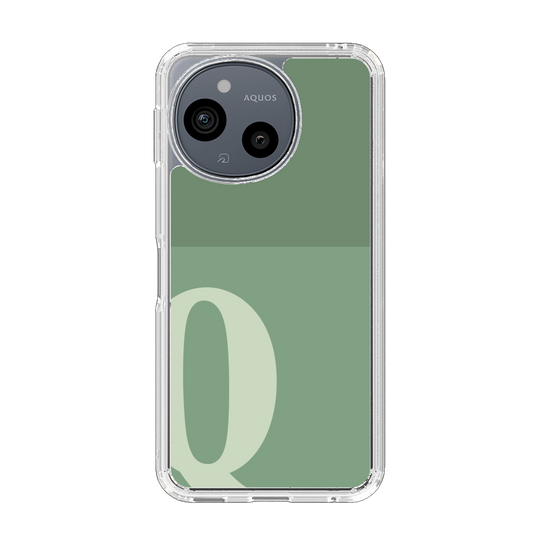 Slim Protection Case［ Original - initial two tone - Q green ］