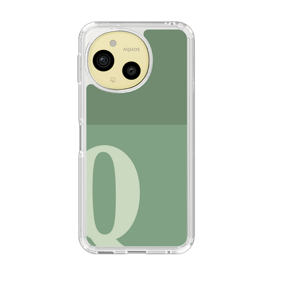 Slim Protection Case［ Original - initial two tone - Q green ］