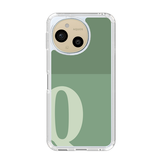 Slim Protection Case［ Original - initial two tone - Q green ］