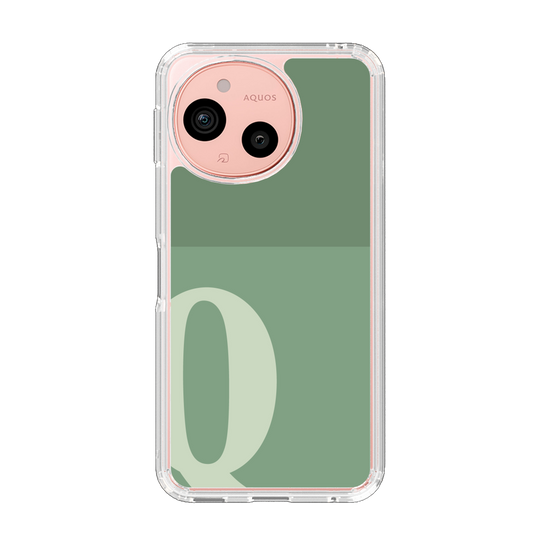 Slim Protection Case［ Original - initial two tone - Q green ］