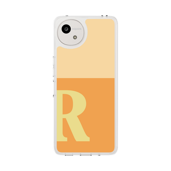 Slim Protection Case［ Original - initial two tone - R orange ］