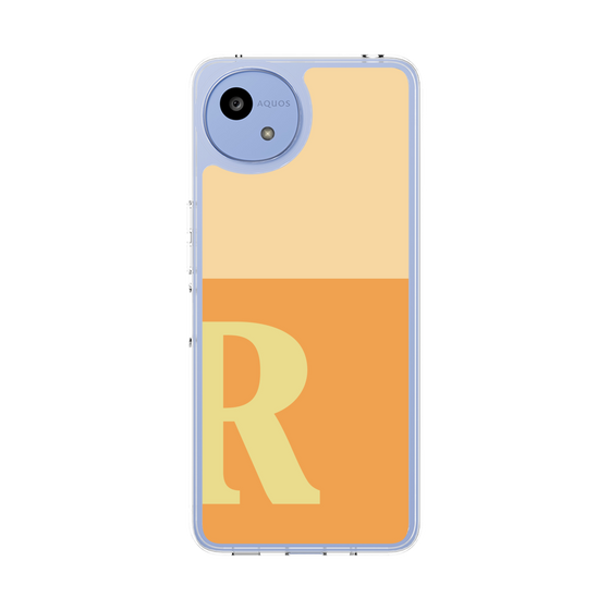 Slim Protection Case［ Original - initial two tone - R orange ］