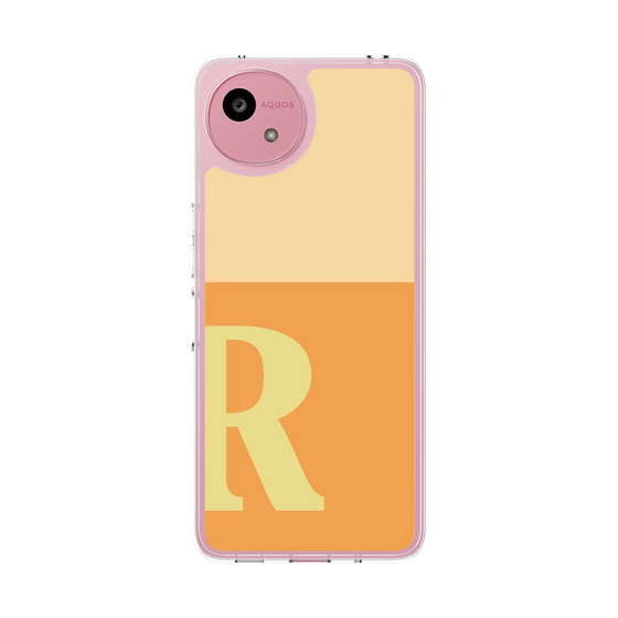 Slim Protection Case［ Original - initial two tone - R orange ］