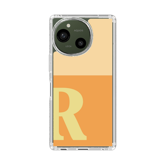Slim Protection Case［ Original - initial two tone - R orange ］
