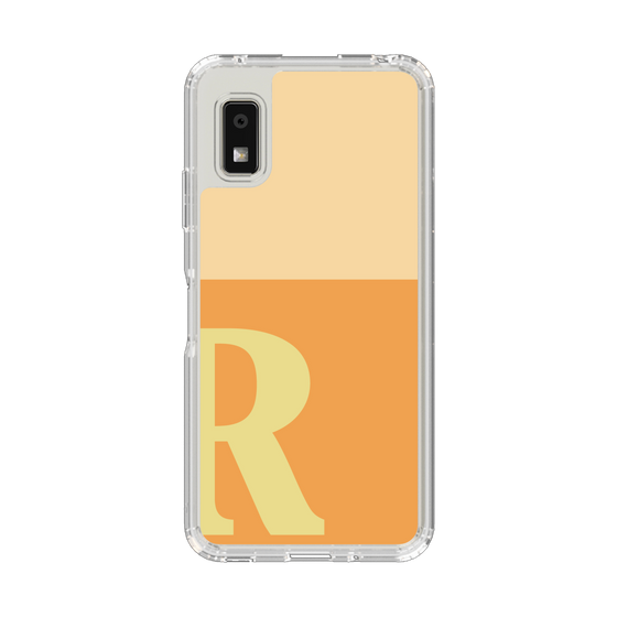 Slim Protection Case［ Original - initial two tone - R orange ］