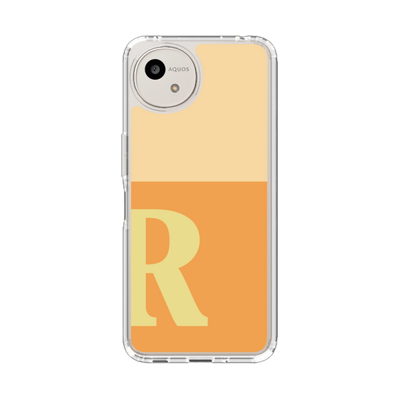 Slim Protection Case［ Original - initial two tone - R orange ］