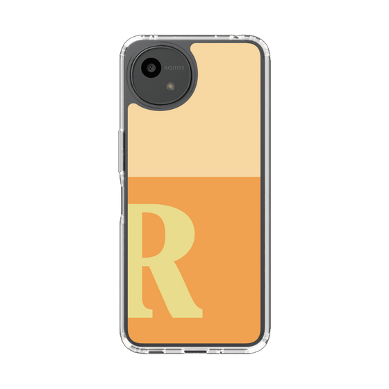 Slim Protection Case［ Original - initial two tone - R orange ］