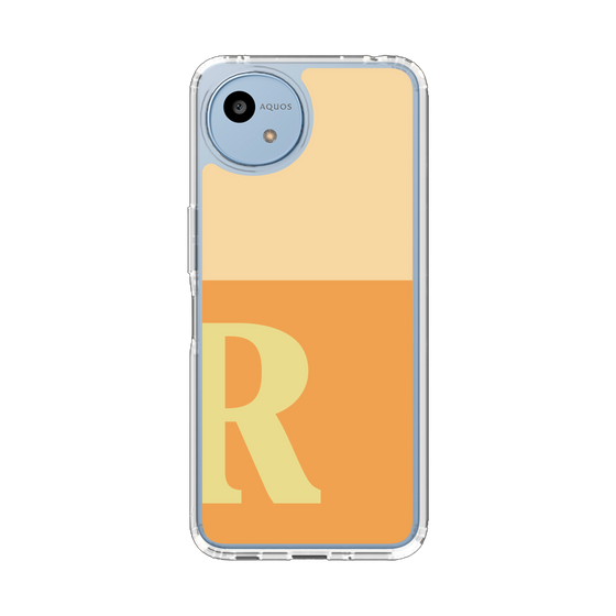 Slim Protection Case［ Original - initial two tone - R orange ］