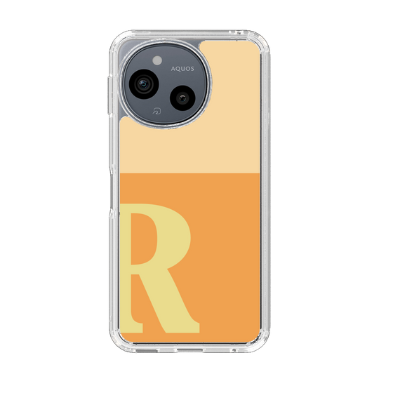 Slim Protection Case［ Original - initial two tone - R orange ］