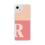 Slim Protection Case［ Original - initial two tone - R pink ］