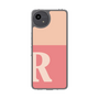 Slim Protection Case［ Original - initial two tone - R pink ］