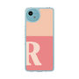 Slim Protection Case［ Original - initial two tone - R pink ］