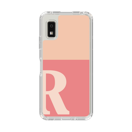 Slim Protection Case［ Original - initial two tone - R pink ］