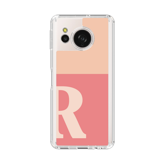 Slim Protection Case［ Original - initial two tone - R pink ］