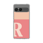 Slim Protection Case［ Original - initial two tone - R pink ］