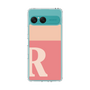 Slim Protection Case［ Original - initial two tone - R pink ］