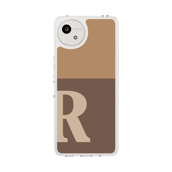 Slim Protection Case［ Original - initial two tone - R brown ］