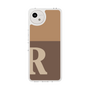 Slim Protection Case［ Original - initial two tone - R brown ］